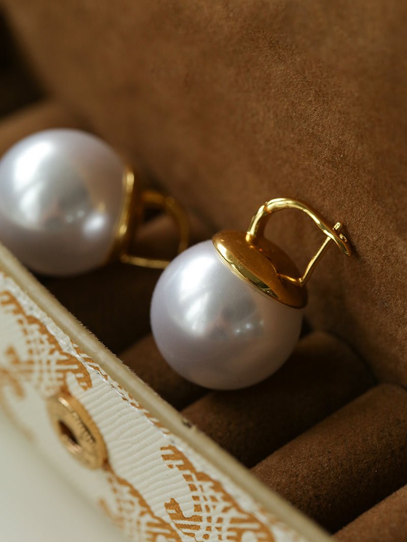 20mm Large Pearl Earrings - floysun
