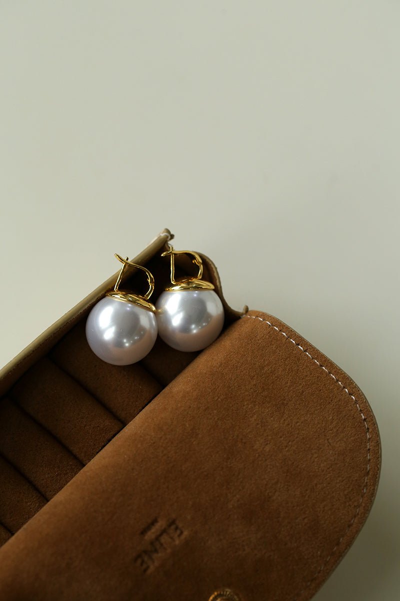 20mm Large Pearl Earrings - floysun