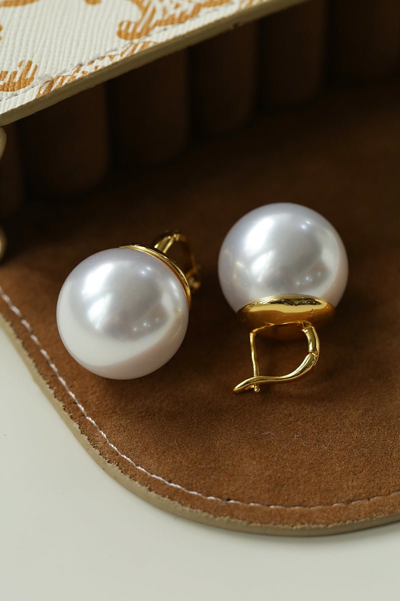 20mm Large Pearl Earrings - floysun