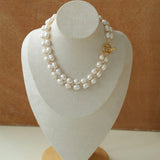 Double Layer Braided Freshwater Pearl Necklace OT Choker