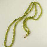 8mm Refreshing Green Grape Gemstone Beaded Necklace - floysun
