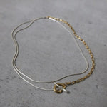 925 Silver Chain Double Y Long Necklace - floysun