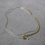 925 Silver Chain Double Y Long Necklace - floysun