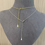 925 Silver Metal Style U - Shape Medium Length Necklace - floysun