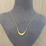 925 Silver Metal Style U - Shape Medium Length Necklace - floysun