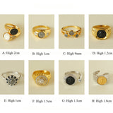 925 Silver Minimalist Vintage Antique Coin Ring - floysun