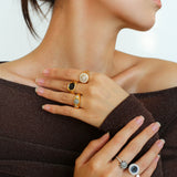 925 Silver Minimalist Vintage Antique Coin Ring - floysun