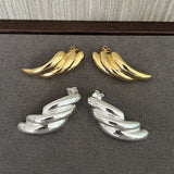 925 Sterling Silver Silhouette Line Earrings - floysun