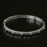 Star-Embellished Narrow Cuff Bracelet