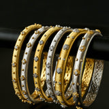Star-Embellished Narrow Cuff Bracelet