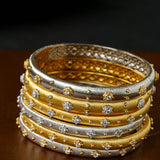 Star-Embellished Narrow Cuff Bracelet