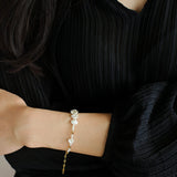 Golden Fusion Baroque Pearl Bracelet