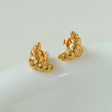 Petite Croissant Stud Earrings