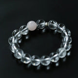 Clear Quartz Beaded Stretch Bracelet