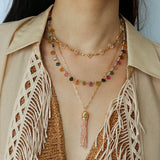 Sunstone Blossom Necklace
