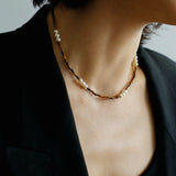 Mosaic Freshwater Pearl Necklaces