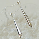 Geometric Metal Wind Long Teardrop Earrings