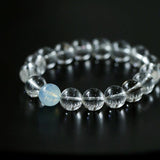 Clear Quartz Beaded Stretch Bracelet
