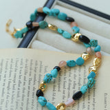 Summer Vacation Vibes Turquoise Beaded Necklace