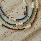Mosaic Freshwater Pearl Necklaces
