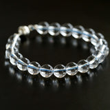Ocean Serenity Aquamarine & Clear Quartz Magnetic Convertible Beaded Necklace