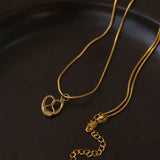 Simple Alkaline Water Bread Pendant Necklace