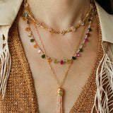 Sunstone Blossom Necklace