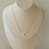 Single Pearl Chain Necklace Type B