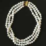 Multilayer Steamed Bun Pearl Necklaces