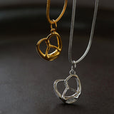 Simple Alkaline Water Bread Pendant Necklace