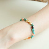 Summer Vacation Vibes Turquoise Beaded Bracelet