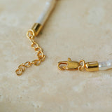 Streamer Toothpick Baroque Pearl Bracelet