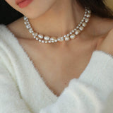 Blackline Pearl Necklace – Small Pearl Mini Glow