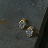Ancient Greek Retro 925 Silver Coin Stud Earrings - Type B - floysun