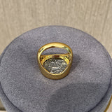 Antique Roman Silver Coin Ring - floysun