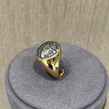 Antique Roman Silver Coin Ring - floysun