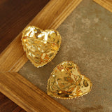 Antique Style Fashion Heart Red Agate Brooch - floysun