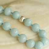 Aquamarine Beaded Necklace - floysun