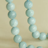 Aquamarine Beaded Necklace - floysun