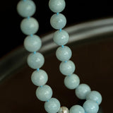 Aquamarine Beaded Necklace - floysun