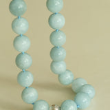 Aquamarine Beaded Necklace - floysun