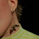 Asymmetrical Lotus Drop Earrings - floysun