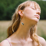 Asymmetrical Lotus Drop Earrings - floysun
