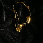 Asymmetrical Lotus Drop Earrings - floysun