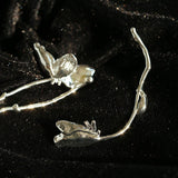 Asymmetrical Lotus Drop Earrings - floysun