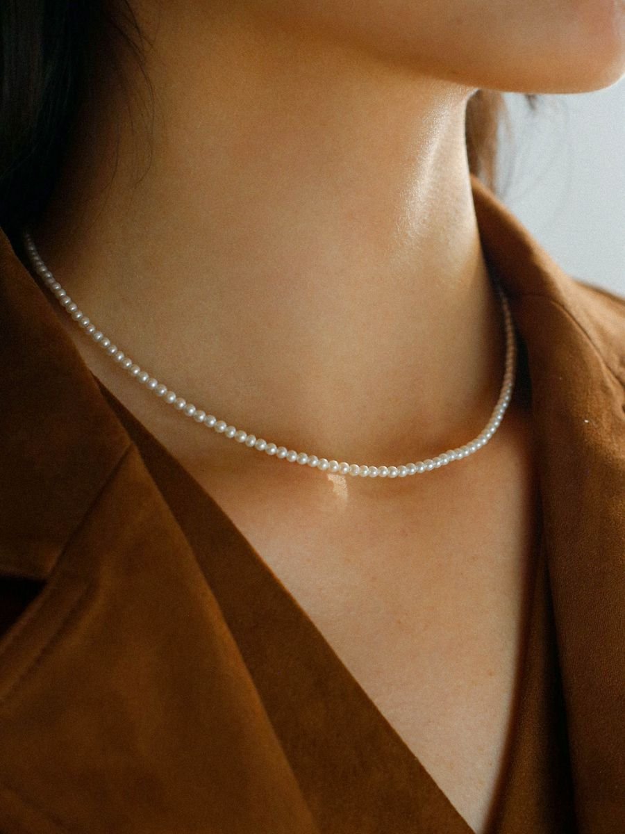 Aurora AK 2.5 - 3mm Freshwater Pearls Necklace - floysun