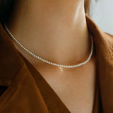 Aurora AK 2.5 - 3mm Freshwater Pearls Necklace - floysun