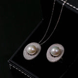 Aurora Edison Pearl Adjustable Ring - floysun