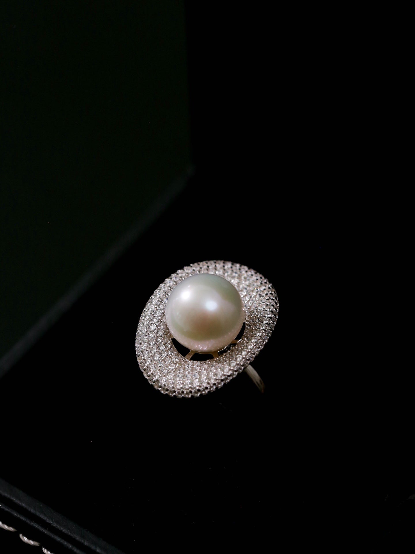 Aurora Edison Pearl Adjustable Ring - floysun