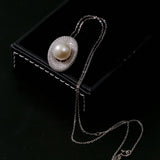 Aurora Edison Pearl Pendant Necklace - floysun